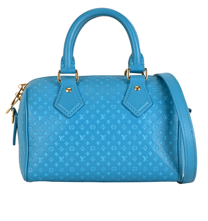 Speedy 20 Bandouliere, &pound;1,400, Handbags, Blue, Leather, Front view